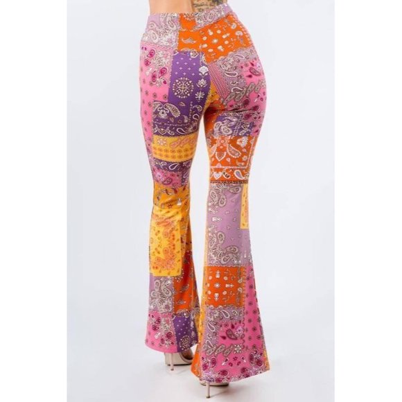 COPY - Spades Bell Bottom Pants - Picture 3 of 6